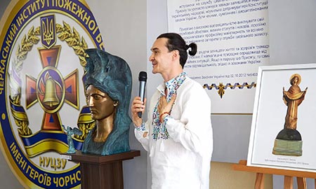 Выставка скульптора Алексея Леонова в г. Черкассы. 2023 г.