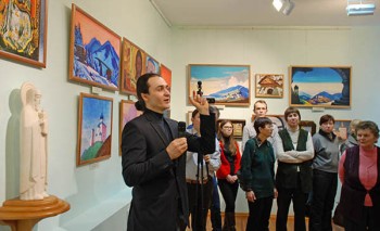 Выставка скульптора Алексея Леонова в Новосибирске